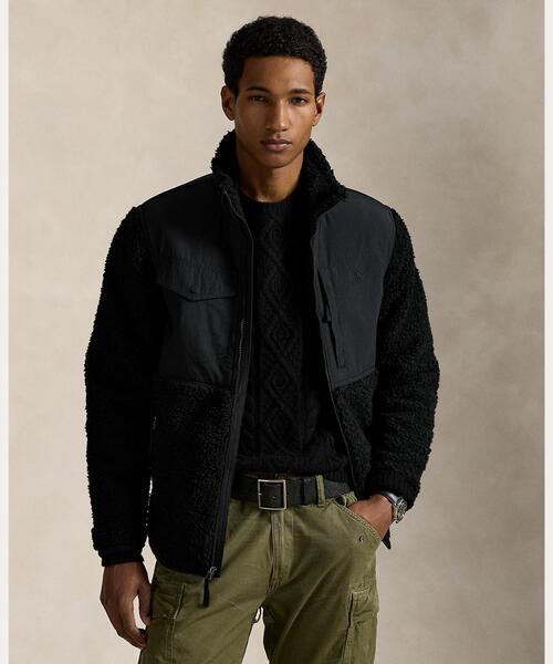 POLO RALPH LAUREN(ポロ ラルフ ローレン)の「ハイブリッド モックネック ジャケット(ブルゾン・メンズ・ブラック系1・M/S/L/XL/XS)」の5枚目の写真