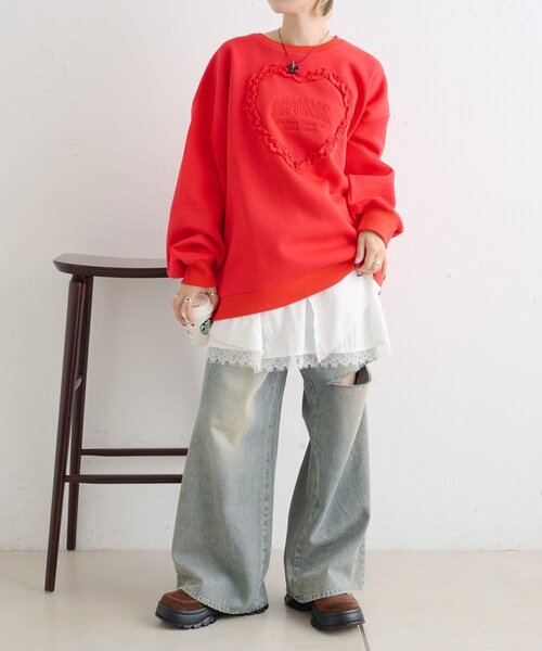 w closet（ダブルクローゼット）の「アシメティアードミニスカート（スカート・レディース・ブラック/オフホワイト/ネイビー/ブラウン・FREE）」の9枚目の写真