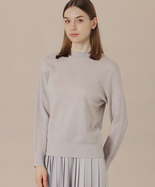 MACKINTOSH LONDON(マッキントッシュ ロンドン)の「ブリリアントスムースプルオーバー(ニット/セーター・レディース・ブラック/ライトブルー/グレー系その他・38)」の2枚目の写真