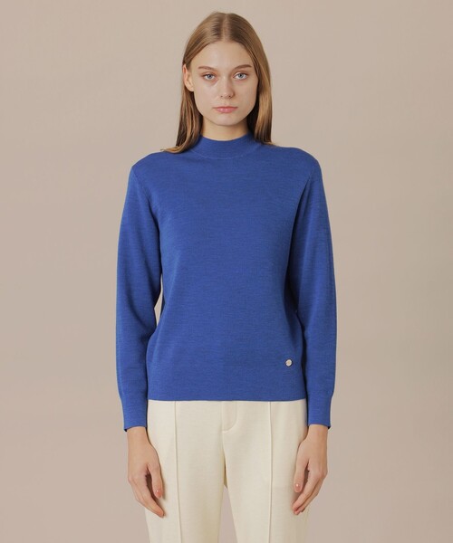 MACKINTOSH LONDON(マッキントッシュ ロンドン)の「ブリリアントスムースプルオーバー(ニット/セーター・レディース・ブラック/ライトブルー/グレー系その他・38)」の8枚目の写真