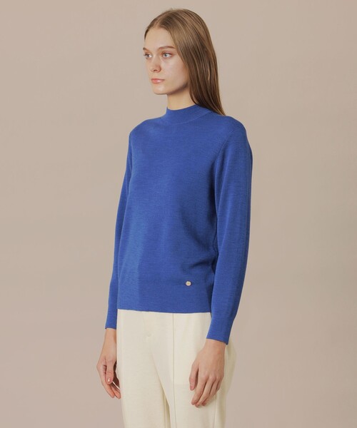 MACKINTOSH LONDON(マッキントッシュ ロンドン)の「ブリリアントスムースプルオーバー(ニット/セーター・レディース・ブラック/ライトブルー/グレー系その他・38)」の9枚目の写真