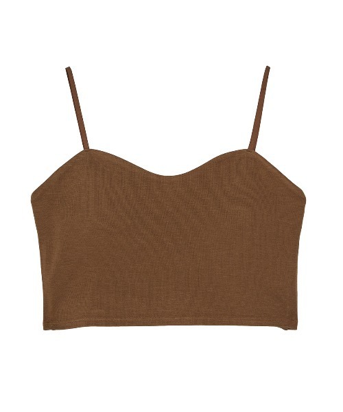 MIZUNO(ミズノ )の「Mizuno×Ameri CROPPED CAMISOLE TOPS(キャミソール・レディース・ブラウン/ブラック/クリーム・SMALL/MEDIUM/LARGE)」の15枚目の写真