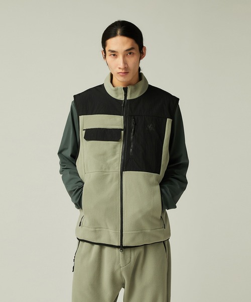 Snow Peak（スノーピーク）の「MofM Fleece Vest フリースベスト / SnowPeak × mountainofmoods（ベスト・メンズ・ブラック/グレイッシュベージュ・M/XL/L）」の5枚目の写真