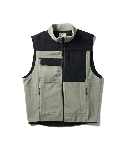 Snow Peak（スノーピーク）の「MofM Fleece Vest フリースベスト / SnowPeak × mountainofmoods（ベスト・メンズ・ブラック/グレイッシュベージュ・M/XL/L）」の18枚目の写真