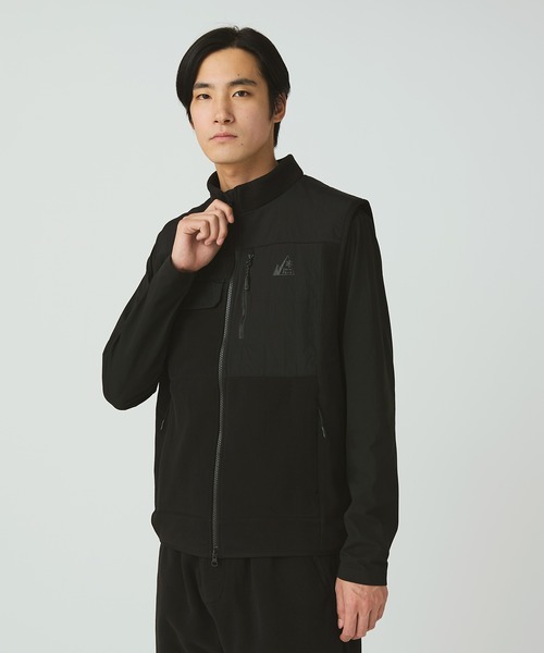 Snow Peak（スノーピーク）の「MofM Fleece Vest フリースベスト / SnowPeak × mountainofmoods（ベスト・メンズ・ブラック/グレイッシュベージュ・M/XL/L）」の9枚目の写真