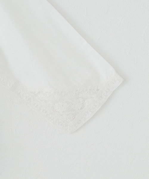 Fanaka(ファナカ)の「【WEB+りんくう店限定】 FANAKA / ファナカ リバーレースヨーク刺繍ブラウス(シャツ/ブラウス・レディース・ホワイト・FREE)」の3枚目の写真
