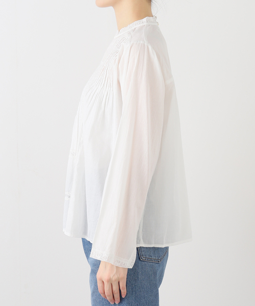 Fanaka(ファナカ)の「【WEB+りんくう店限定】 FANAKA / ファナカ リバーレースヨーク刺繍ブラウス(シャツ/ブラウス・レディース・ホワイト・FREE)」の10枚目の写真