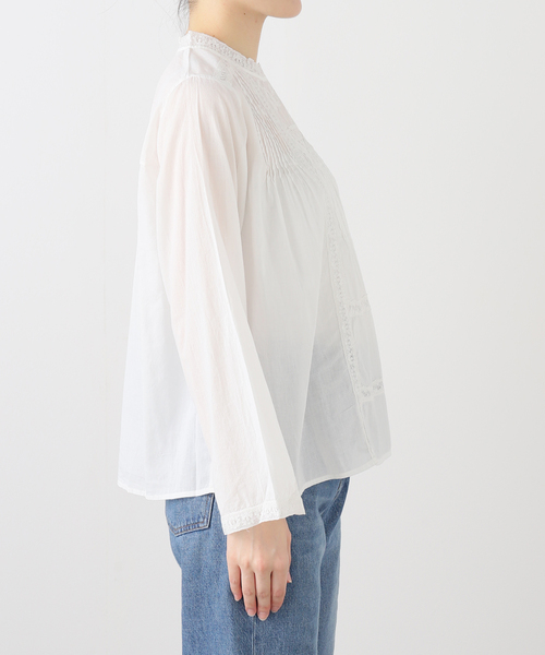 Fanaka(ファナカ)の「【WEB+りんくう店限定】 FANAKA / ファナカ リバーレースヨーク刺繍ブラウス(シャツ/ブラウス・レディース・ホワイト・FREE)」の12枚目の写真