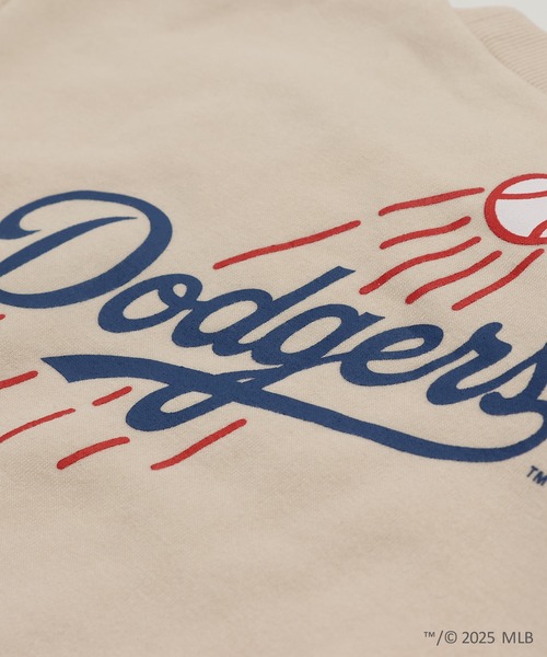 MLB(メジャーリーグベースボール)の「〈MLB〉刺繍ロゴ 裏起毛トレーナー(スウェット・キッズ・ホワイト/ブラウン/ブラック/グレー/クリーム・90cm/100cm/110cm/120cm/130cm/140cm/150cm/160cm)」の15枚目の写真