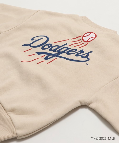 MLB(メジャーリーグベースボール)の「〈MLB〉刺繍ロゴ 裏起毛トレーナー(スウェット・キッズ・ホワイト/ブラウン/ブラック/グレー/クリーム・90cm/100cm/110cm/120cm/130cm/140cm/150cm/160cm)」の19枚目の写真