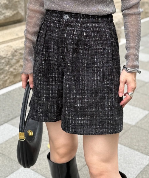 too goodショートパンツ ツイードショートパンツ（その他パンツ）｜deux amour（ドゥーザムール