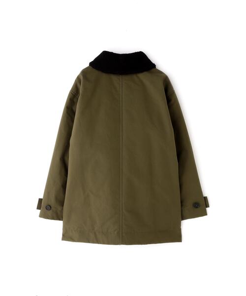 MHL.(エムエイチエル)の「DRY COTTON CANVAS COAT(ダウンジャケット/コート・レディース・カーキ・1/2)」の6枚目の写真