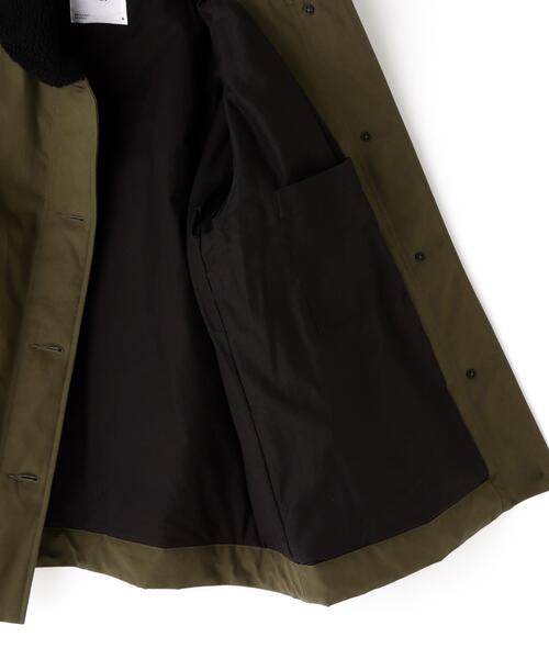 MHL.(エムエイチエル)の「DRY COTTON CANVAS COAT(ダウンジャケット/コート・レディース・カーキ・1/2)」の7枚目の写真
