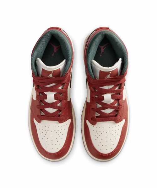 25cm　ナイキ　スニーカー　エア ジョーダン 1 ミッド　DQ8423-105 セール】エア ジョーダン 1 MID ジュニアシューズ / Air Jordan 1 Mid
