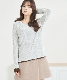 MISCH MASCH | WEB限定 リバーシブル配色レーストップス(Tシャツ/カットソー)