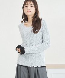 MISCH MASCH | WEB限定 リバーシブル配色レーストップス(Tシャツ/カットソー)