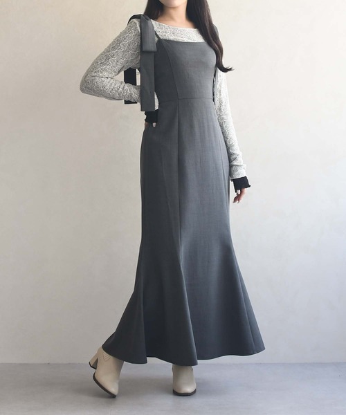 MISCH MASCH(ミッシュマッシュ)の「WEB限定 リバーシブル配色レーストップス(Tシャツ/カットソー・レディース・ブラウン系/ホワイト×ブラック・フリ-)」の8枚目の写真