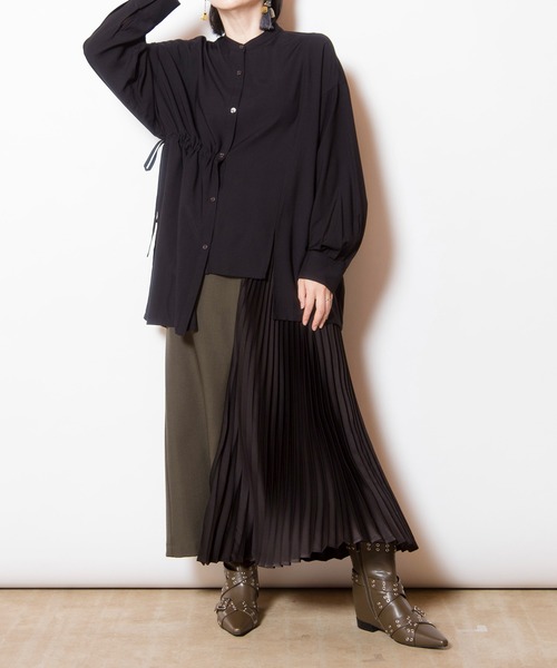 切替プリーツスカート（スカート）｜OSMOSIS（オズモーシス）の