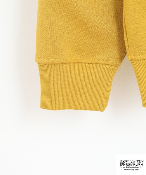 PEANUTS（ピーナッツ）の「PEANUTS 刺繍裏起毛プルパーカー（パーカー・レディース・ネイビー/マスタード/杢グレー/ブラック・S/M/L/LL/3L/4L）」の11枚目の写真