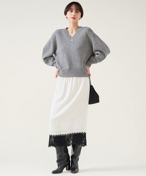 martinique マルティニーク Vネック ニット セーター プルオーバー カシミヤミックスVネックプルオーバー｜martinique（マルティニーク