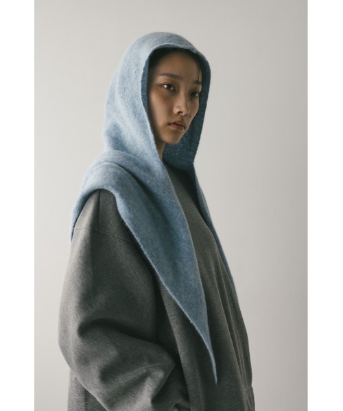 アンゴラミックスフーディースカーフ（マフラー）｜STYLEMIXER