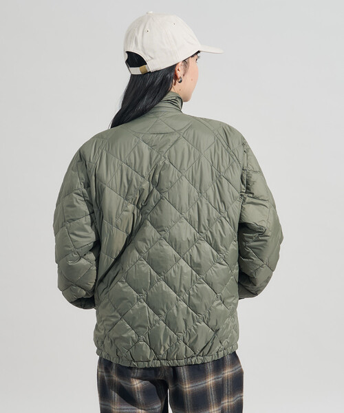 FREAK'S STORE(フリークスストア)の「HEAT SYSTEM HYBRID LIGHT DOWN/ヒートシステム ハイブリッド ライト ダウン/インナーダウン(ダウンジャケット/コート・レディース・ベージュ/ブラック/オリーブ・フリ-)」の12枚目の写真