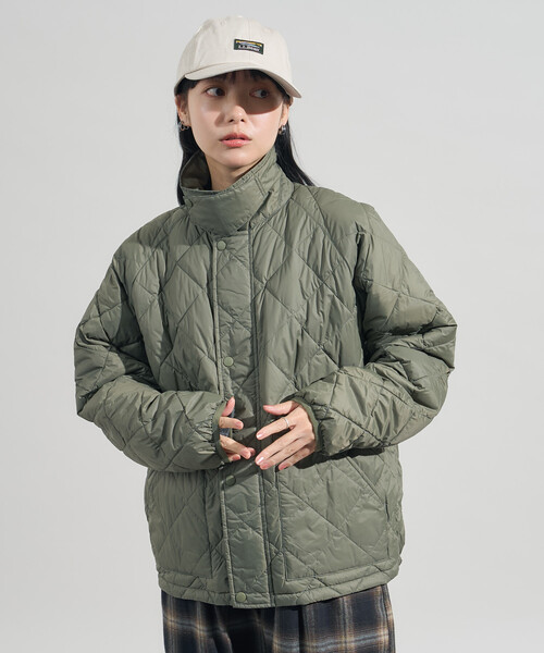 FREAK'S STORE(フリークスストア)の「HEAT SYSTEM HYBRID LIGHT DOWN/ヒートシステム ハイブリッド ライト ダウン/インナーダウン(ダウンジャケット/コート・レディース・ベージュ/ブラック/オリーブ・フリ-)」の16枚目の写真