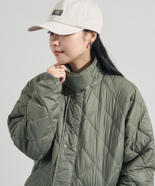 FREAK'S STORE(フリークスストア)の「HEAT SYSTEM HYBRID LIGHT DOWN/ヒートシステム ハイブリッド ライト ダウン/インナーダウン(ダウンジャケット/コート・レディース・ベージュ/ブラック/オリーブ・フリ-)」の17枚目の写真