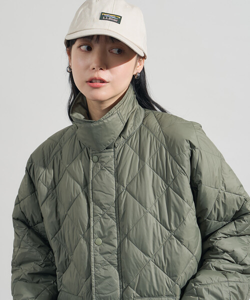 FREAK'S STORE(フリークスストア)の「HEAT SYSTEM HYBRID LIGHT DOWN/ヒートシステム ハイブリッド ライト ダウン/インナーダウン(ダウンジャケット/コート・レディース・ベージュ/ブラック/オリーブ・フリ-)」の18枚目の写真
