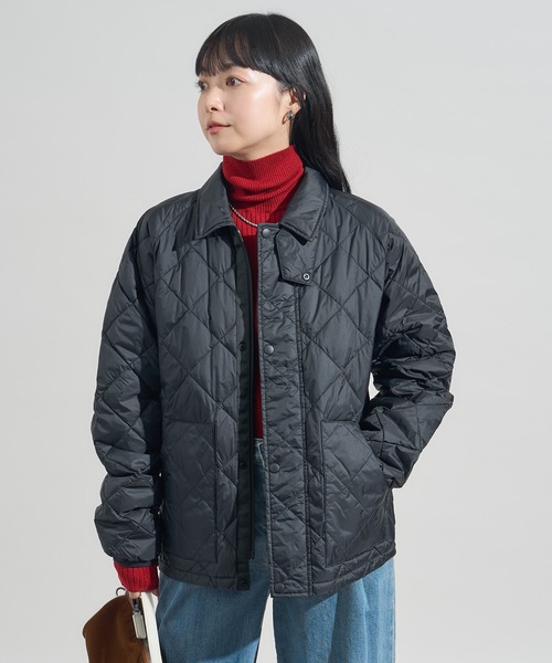 FREAK'S STORE(フリークスストア)の「HEAT SYSTEM HYBRID LIGHT DOWN/ヒートシステム ハイブリッド ライト ダウン/インナーダウン(ダウンジャケット/コート・レディース・ベージュ/ブラック/オリーブ・フリ-)」の2枚目の写真