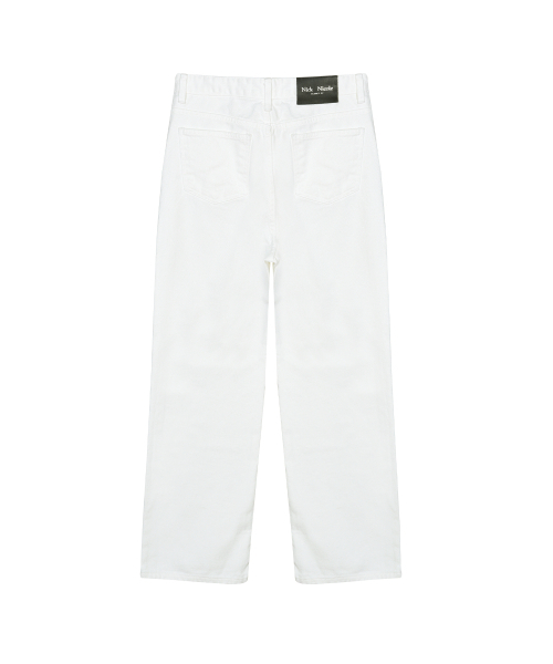 NICK&NICOLE(ニックアンドニコール)の「MINIMAL CLASSIC WIDE COTTON PANTS_WHITE(その他パンツ・レディース・その他・SMALL/MEDIUM/LARGE)」の7枚目の写真