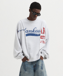 DNSR（ディーエヌエスアール）の「リワークドスウェットシャツ（スウェット）」