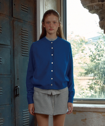 LR BASIC LAYERED CARDIGAN_COBALT BLUE