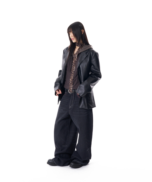 AAKAM（アーカム）の「Leopard Pattern Skinny Scarf (Khaki)（バンダナ/スカーフ・レディース・その他・FREE）」の11枚目の写真