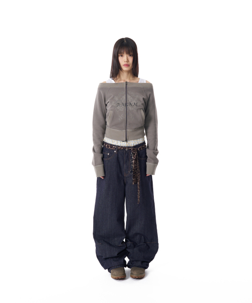 AAKAM（アーカム）の「Leopard Pattern Skinny Scarf (Khaki)（バンダナ/スカーフ・レディース・その他・FREE）」の10枚目の写真