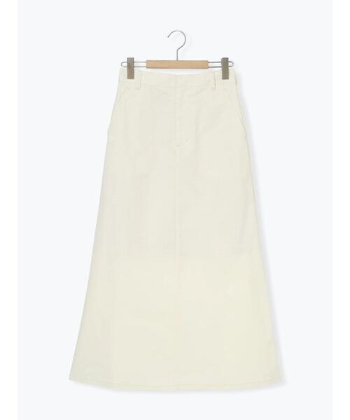 Lugnoncure（ルノンキュール）の「チノスカート（スカート・レディース・オフホワイト/ブラック/ベージュ・M/L）」の12枚目の写真