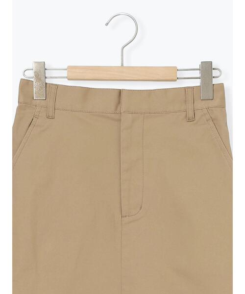 Lugnoncure（ルノンキュール）の「チノスカート（スカート・レディース・オフホワイト/ブラック/ベージュ・M/L）」の16枚目の写真