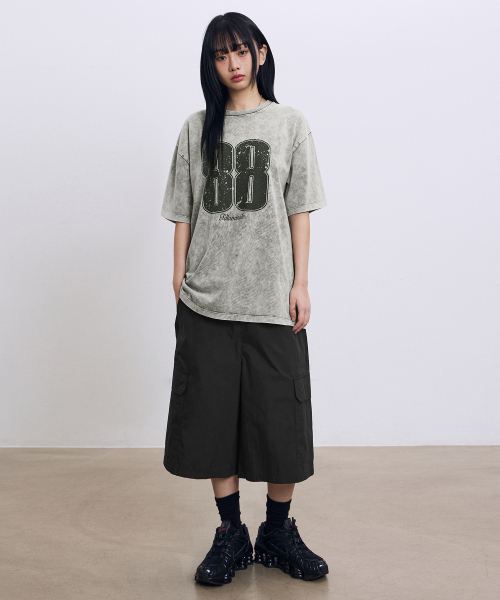 F.ILLUMINATE(フィルミネイト)の「88ピグメントTシャツ-ブラック(Tシャツ/カットソー・レディース・その他・SMALL/MEDIUM/LARGE)」の2枚目の写真