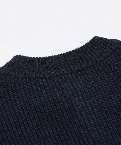 FRIZMWORKS(フリズムワークス)の「HEAVY WOOL ROUND CARDIGAN _ INDIGO(カーディガン/ボレロ・メンズ・その他・SMALL/MEDIUM/LARGE/X-LARGE)」の6枚目の写真