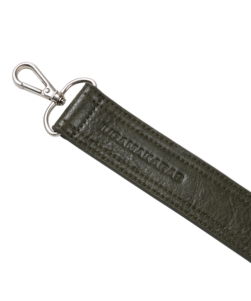 IUGAMAKARAS（イウガマカラス）の「Studded Leather Shoulder Bag (Khaki)（ショルダーバッグ・レディース・その他・FREE）」の22枚目の写真