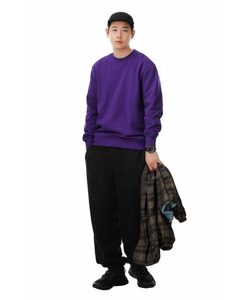 MUSINSA STANDARD（ムシンサスタンダード）の「ワイドスウェットパンツ[ブラック]（スウェットパンツ・メンズ・その他・LARGE/X-LARGE/XX-LARGE/SMALL/MEDIUM）」の12枚目の写真