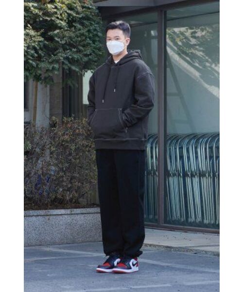 MUSINSA STANDARD（ムシンサスタンダード）の「ワイドスウェットパンツ[ブラック]（スウェットパンツ・メンズ・その他・LARGE/X-LARGE/XX-LARGE/SMALL/MEDIUM）」の14枚目の写真