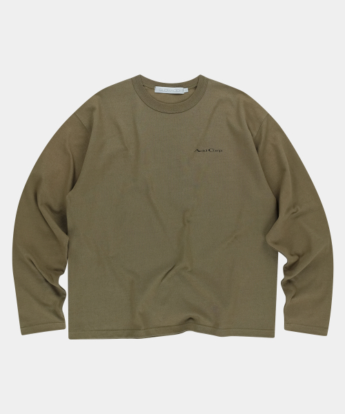 SLOWACID（スローアシッド）の「グリッドパターンロングスリーブ[カーキ]（Tシャツ/カットソー・レディース・その他・SMALL/MEDIUM/LARGE）」の2枚目の写真