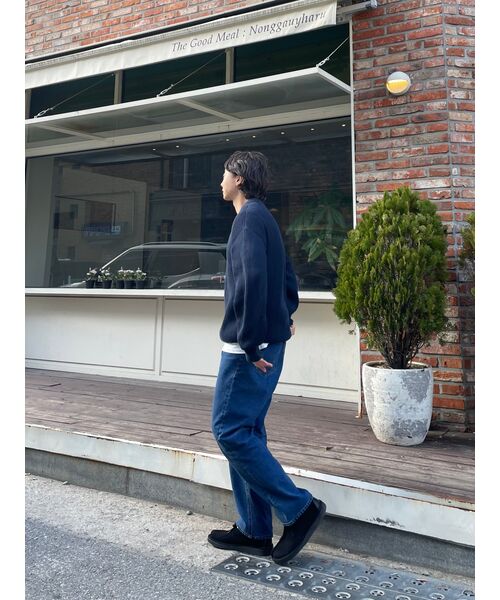 MUSINSA STANDARD(ムシンサスタンダード)の「ストレートデニムパンツ【ミディアムインディゴ】(デニムパンツ・メンズ・その他・40/38/33/26/27/28/29/42/36/34/32/30/31)」の13枚目の写真