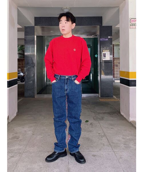 MUSINSA STANDARD(ムシンサスタンダード)の「ストレートデニムパンツ【ミディアムインディゴ】(デニムパンツ・メンズ・その他・40/38/33/26/27/28/29/42/36/34/32/30/31)」の15枚目の写真