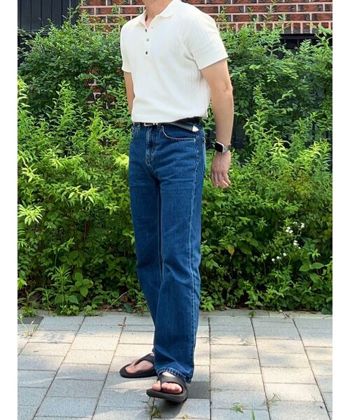 MUSINSA STANDARD(ムシンサスタンダード)の「ストレートデニムパンツ【ミディアムインディゴ】(デニムパンツ・メンズ・その他・40/38/33/26/27/28/29/42/36/34/32/30/31)」の21枚目の写真