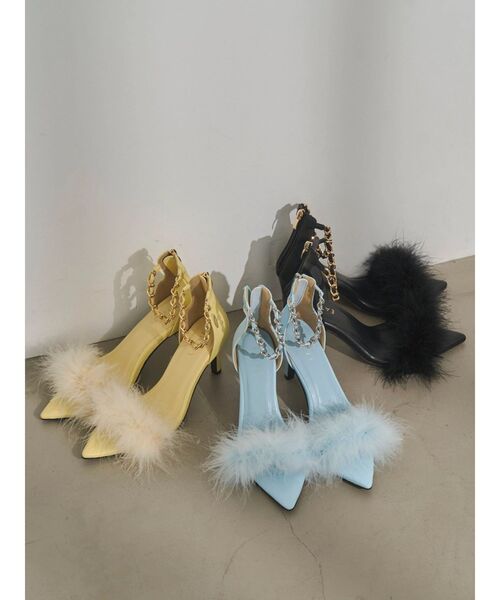 EATME（イートミー）の「フェザーチェーンサンダル（サンダル・レディース・イエロー/ブルー/ブラック・SMALL/MEDIUM/LARGE）」の12枚目の写真