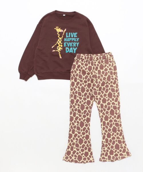 Life Support Products（ライフサポートプロダクツ）の「ぱぱっとセットアップ（セットアップ・キッズ・ブラウン/チャコール/ベージュ/モカ/マスタード/オレンジ/グレー/グリーン/ピンク/レッド・100/95/90/80/130/120/110）」の4枚目の写真