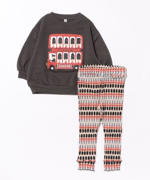 Life Support Products（ライフサポートプロダクツ）の「ぱぱっとセットアップ（セットアップ・キッズ・ブラウン/チャコール/ベージュ/モカ/マスタード/オレンジ/グレー/グリーン/ピンク/レッド・100/95/90/80/130/120/110）」の3枚目の写真