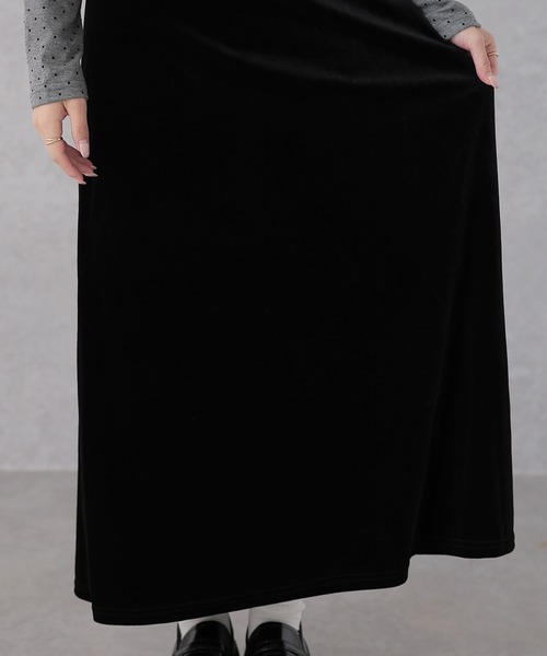 Lace Ladies(レースレディース)の「【2点セット】ドット トップス × Vネック マキシ ワンピース(ワンピース・レディース・グレー・L)」の14枚目の写真